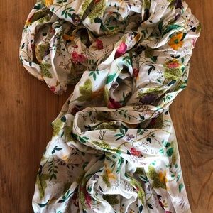 Botanical print scarf